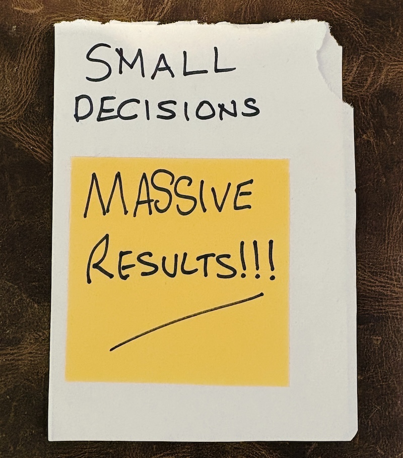 creative marketing, small decisions, easy wins, low effort, Jim Connolly
