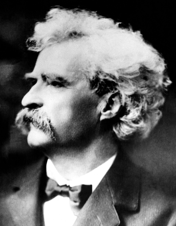 mark twain, going out limb, where fruit is