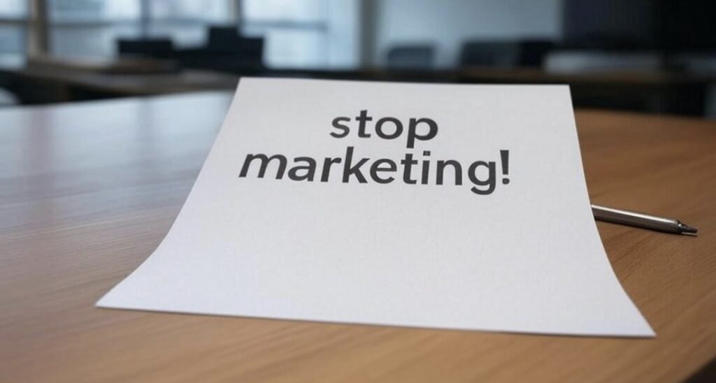 stop marketing in 2025, better than marketing
