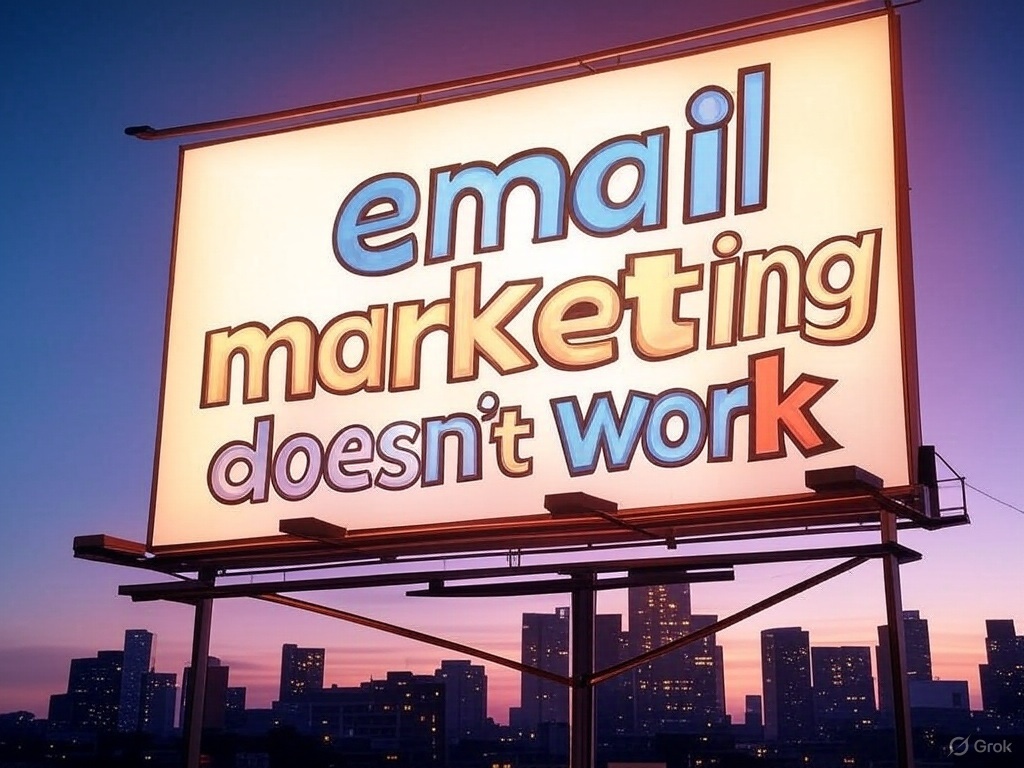 why doesn't email marketing work, email marketing doesn't work, newsletter, email campaign 2025